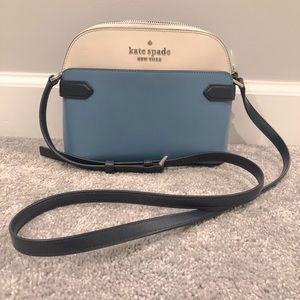 Kate Spade Staci Dome Crossbody Bag Blue/White